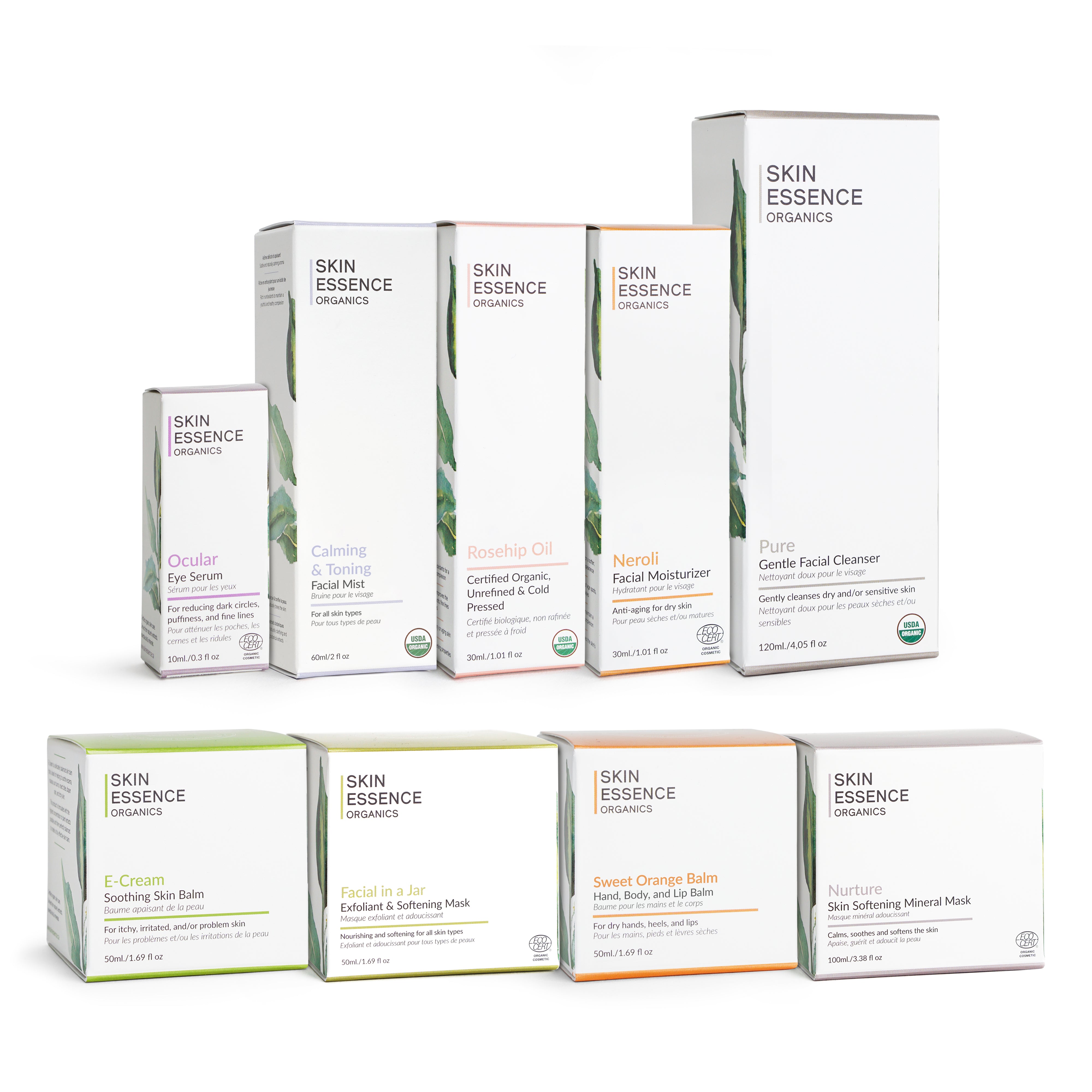 Complete Set For Dry Skin – Skin Essence Organics